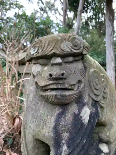 月夜見神社の狛犬