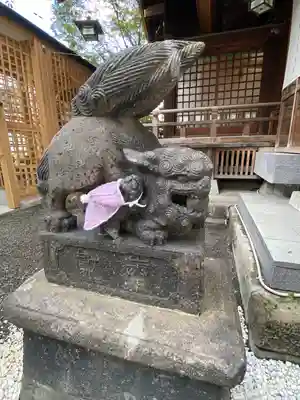 北海道神宮頓宮の狛犬