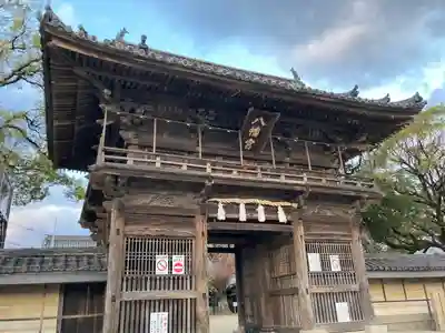 松原八幡神社の山門・神門