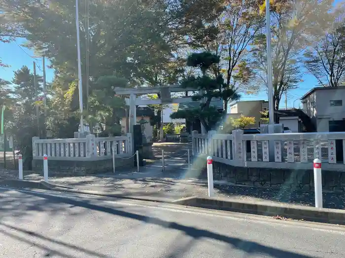 大野台御嶽神社の鳥居