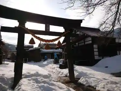 白山神社の鳥居