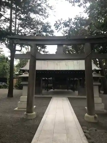 國學院大學神殿の鳥居