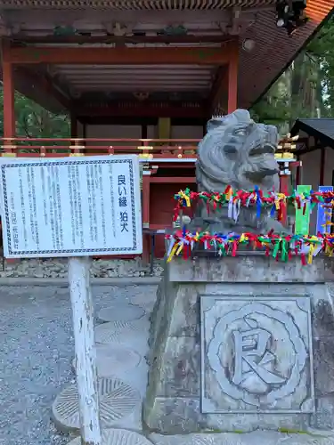 日光二荒山神社の狛犬