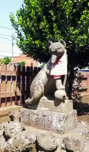 針ヶ谷氷川神社の狛犬