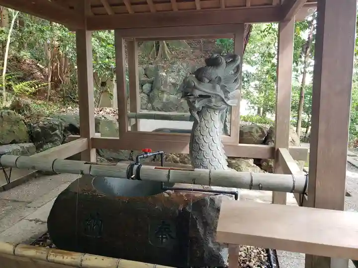 廣幡神社の手水舎