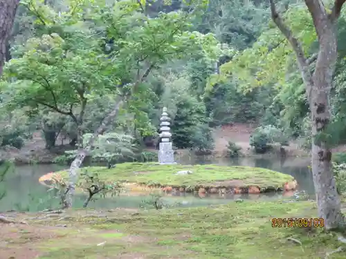 鹿苑寺（金閣寺）の庭園