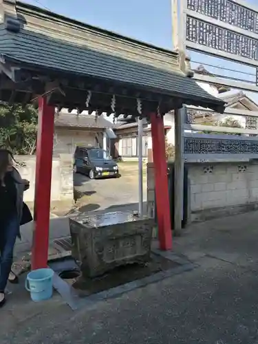 高道祖神社の手水舎