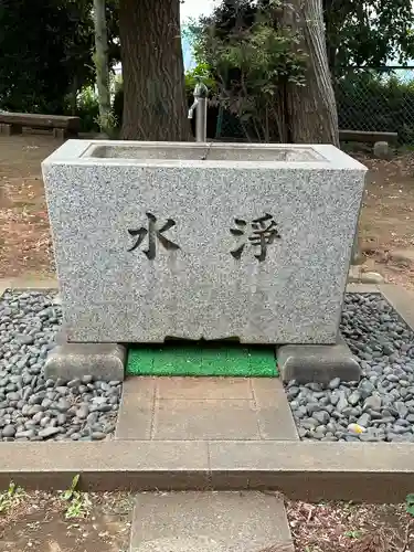中山杉山神社の手水舎