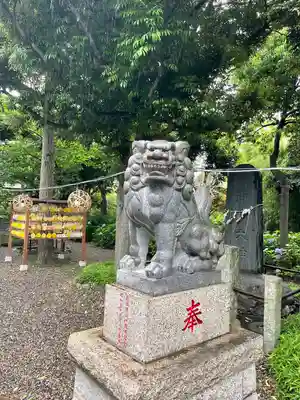菊田神社の狛犬