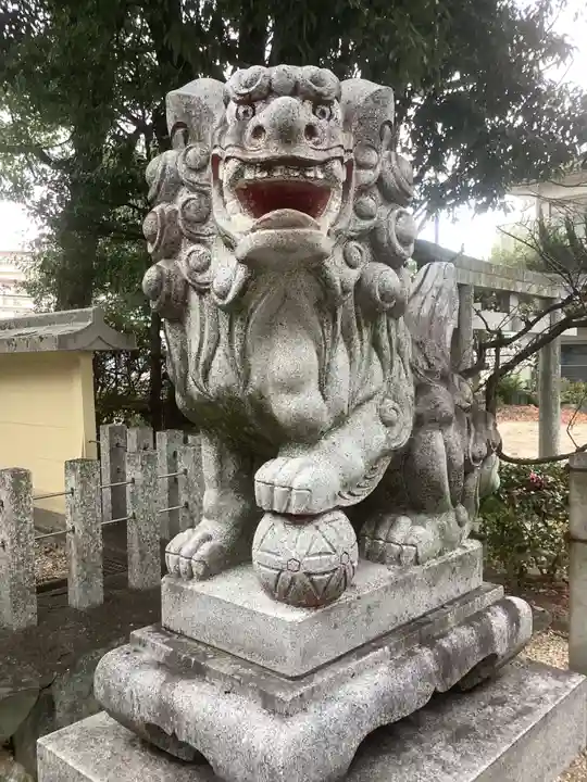 島田神社の狛犬