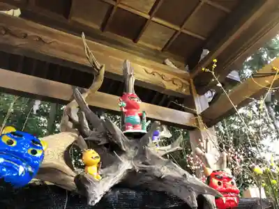 東海市熊野神社の手水舎