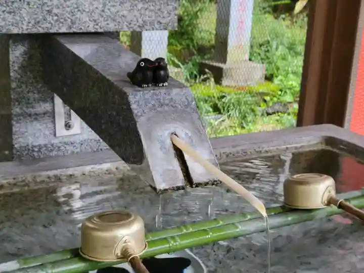 くまくま神社(導きの社 熊野町熊野神社)の手水舎