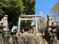 諏訪神社の鳥居