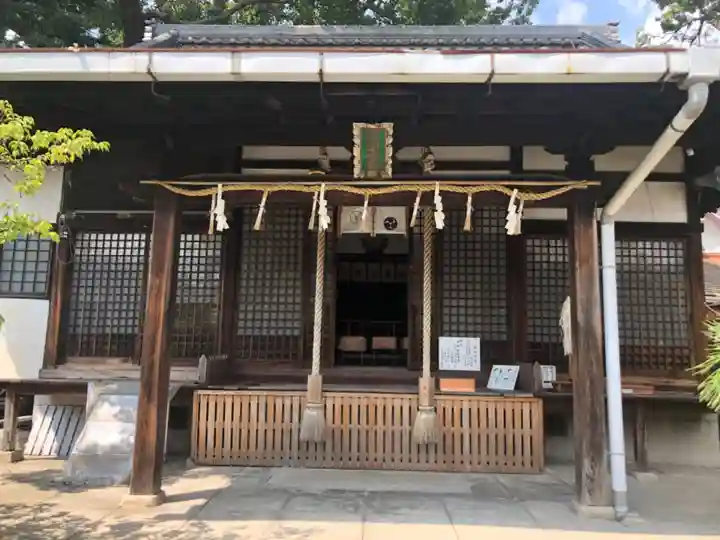 難波熊野神社の本殿・本堂