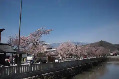 武田神社の景色