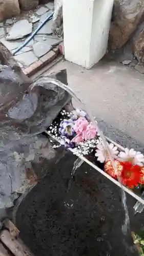 星置神社の手水舎