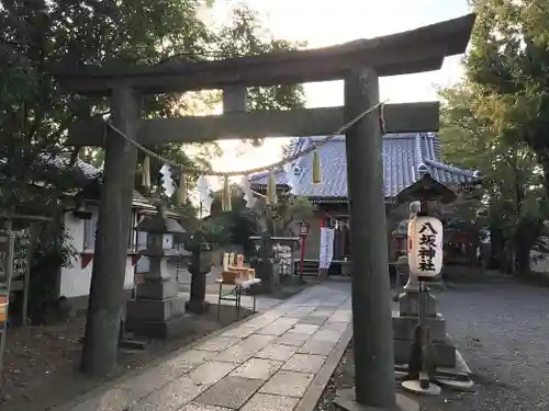 龍ケ崎八坂神社の鳥居