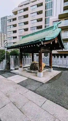 白金氷川神社の手水