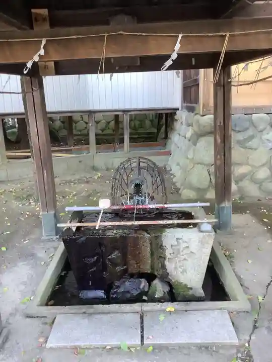 若宮神明社の手水舎
