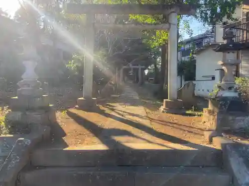 久伊豆神社の鳥居