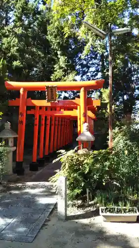 川邊八幡神社の鳥居