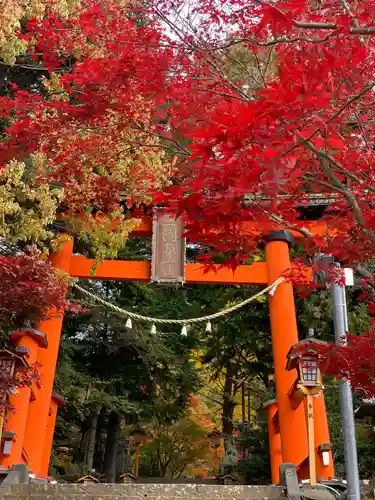 新倉富士浅間神社の鳥居