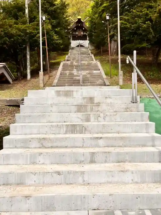 陸別神社の景色