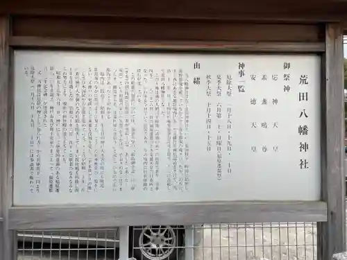 荒田八幡神社の歴史