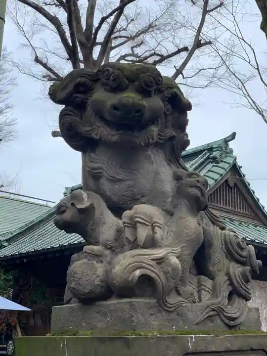 戸越八幡神社の狛犬