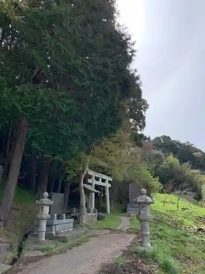 龍岳神社の鳥居