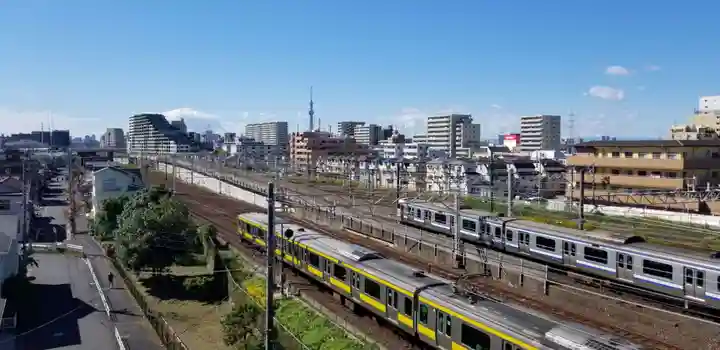天祖神社の周辺