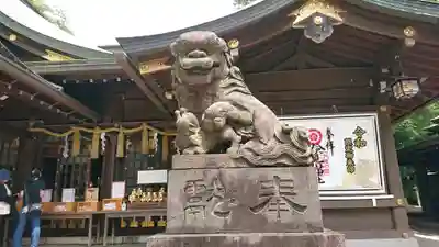 検見川神社の狛犬