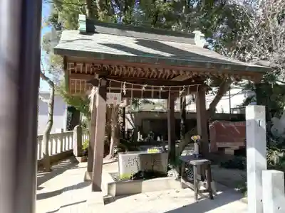 柏諏訪神社の手水舎