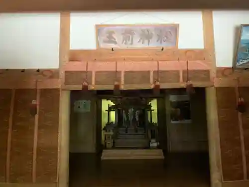 玉前神社の本殿・本堂
