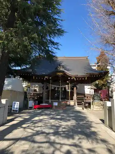 草加神社の本殿