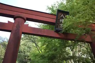 塙田八幡宮の鳥居