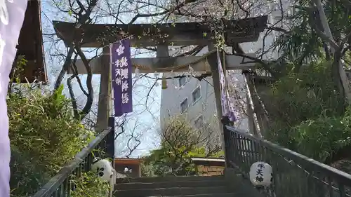 牛天神北野神社の鳥居