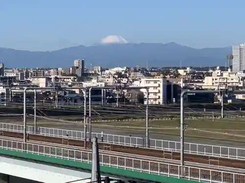 多摩川浅間神社の景色