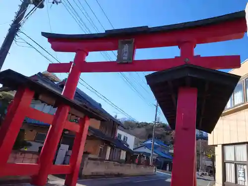 山名八幡宮の鳥居