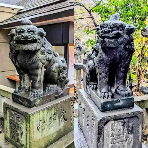 小野照崎神社の狛犬