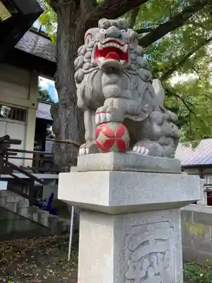 豊平神社の狛犬