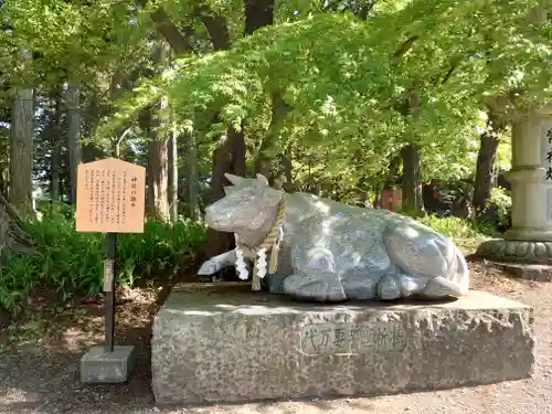 冨士御室浅間神社の狛犬