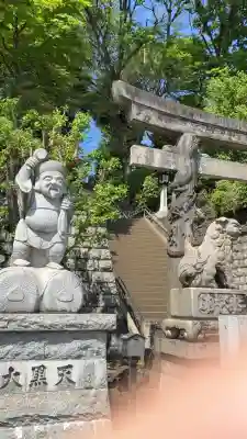 品川神社の像