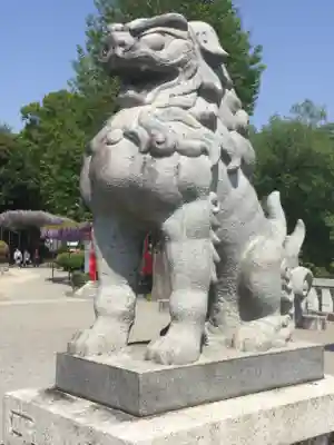 足利織姫神社の狛犬