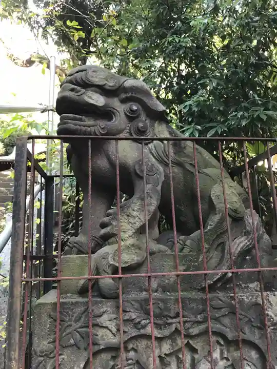 御田八幡神社の狛犬