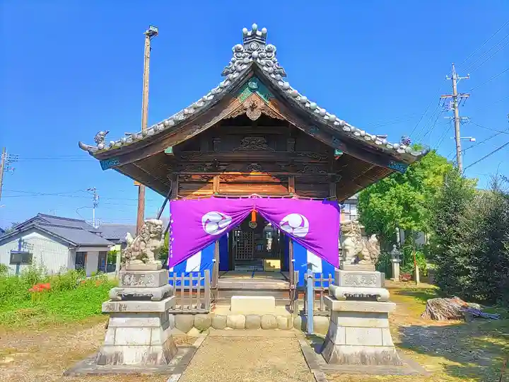 八幡社の本殿・本堂