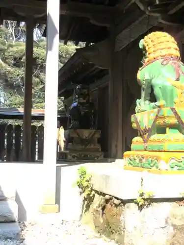 酒列磯前神社の狛犬