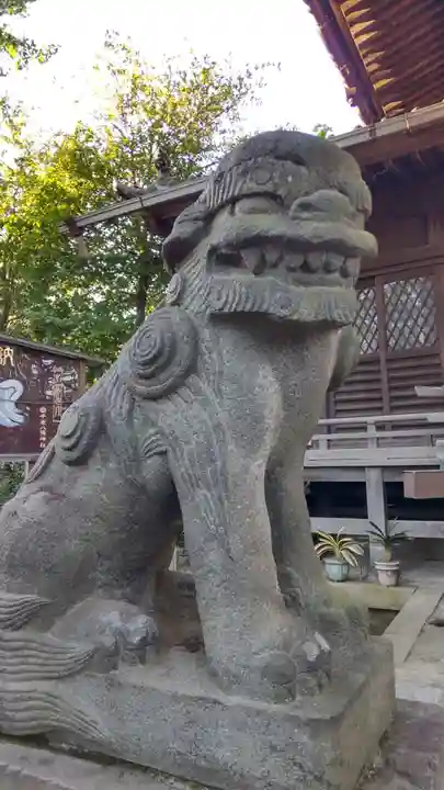 千束八幡神社の狛犬