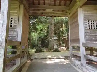 板井神社の山門・神門