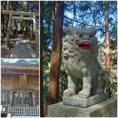 阿智神社前宮の狛犬